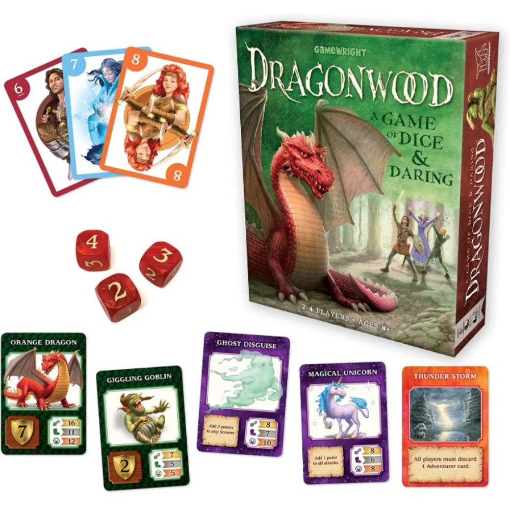 Gamewright Dragonwood A Game of Dice & Daring Board Game
